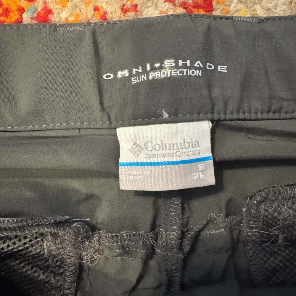 Columbia Omni-Shade Dark Gray Pants